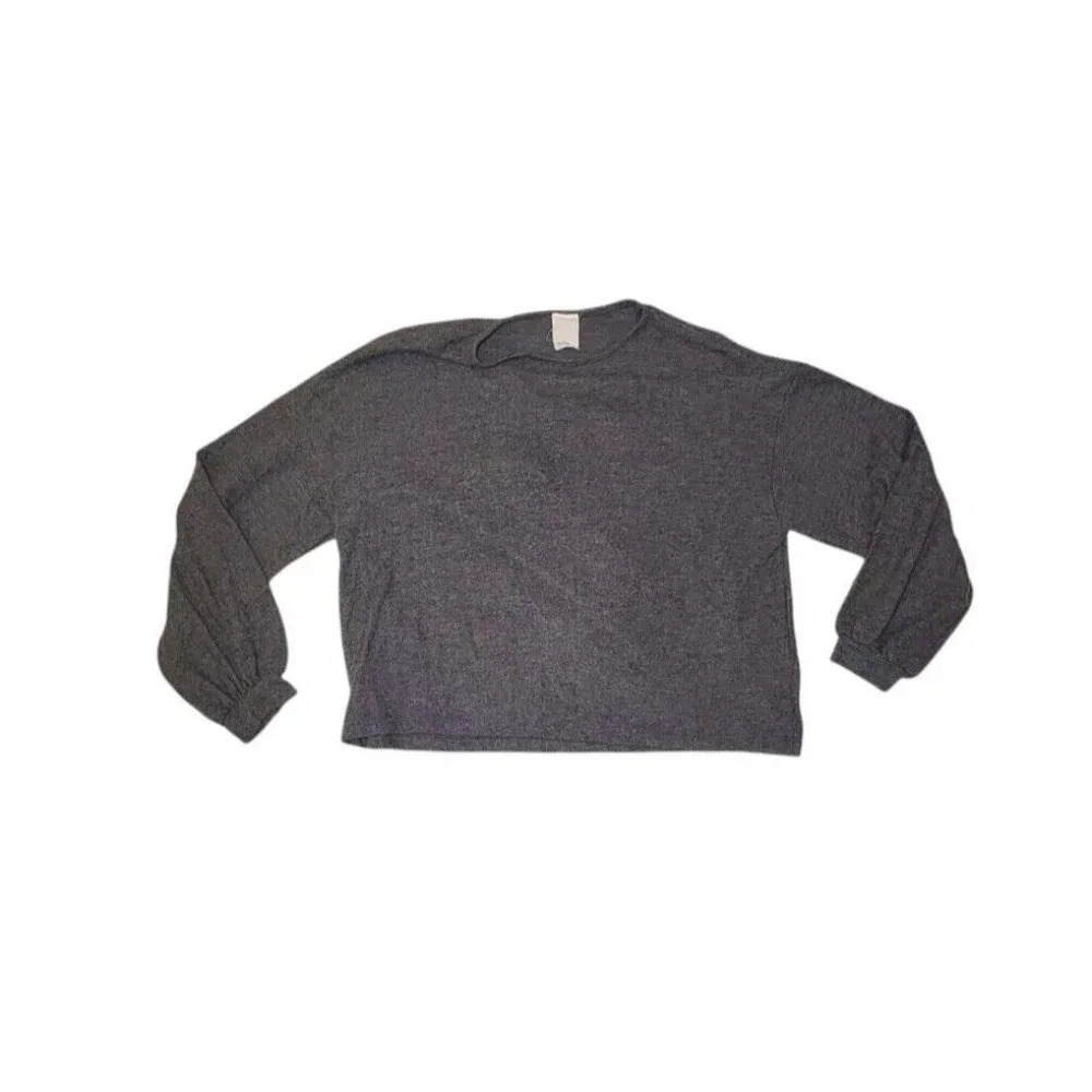 Project Social T Dark Gray Sweater Long Sleeve Women's Size Small Winter Fall